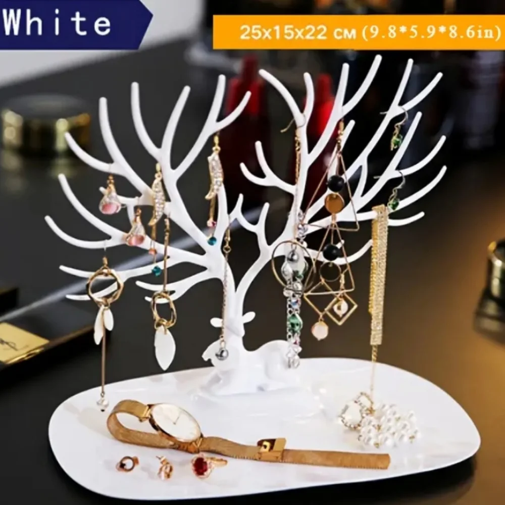White Jewelry Organizer Tree - Picture 2 of 2